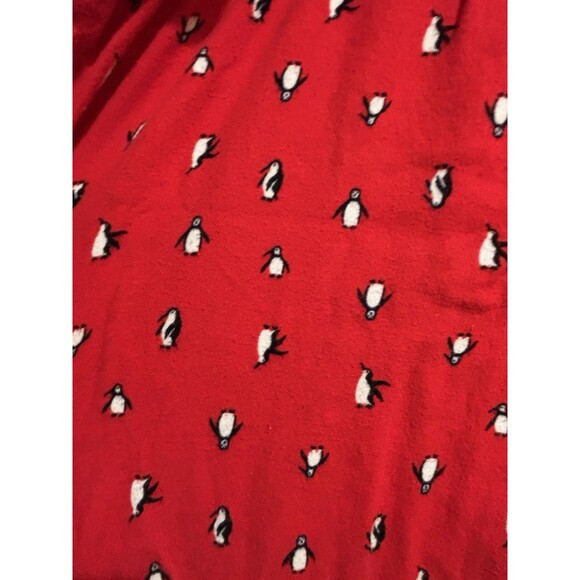 Old Navy Pajama Bottoms Red/ Penguins Sz XL - Picture 2 of 3